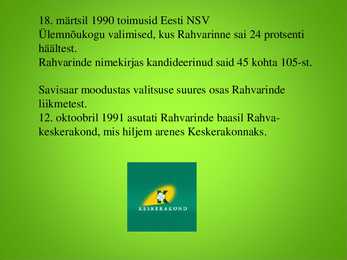 Eestimaa Rahvarinne powerpoint esitlus #4