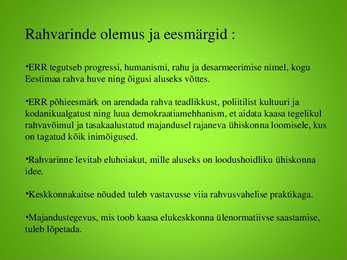 Eestimaa Rahvarinne powerpoint esitlus #5