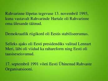 Eestimaa Rahvarinne powerpoint esitlus #6