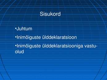 Esitlus ühiskonnaõpetus #2