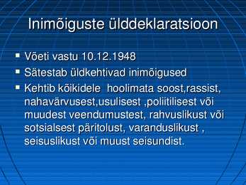 Esitlus ühiskonnaõpetus #5