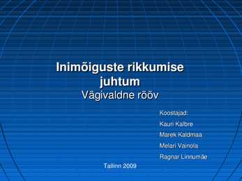 Esitlus ühiskonnaõpetus