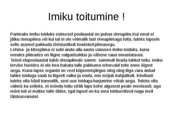 Väikelapse tervislik toitumine #5