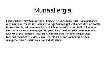 Väikelapse tervislik toitumine #10