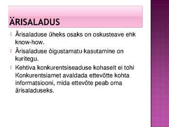 Ärisaladus ja pangasaladus #4