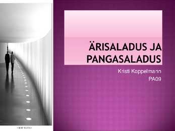 Ärisaladus ja pangasaladus