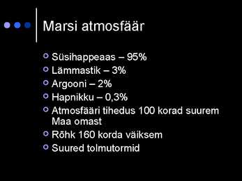 Marss PowerPoint esitlus #5