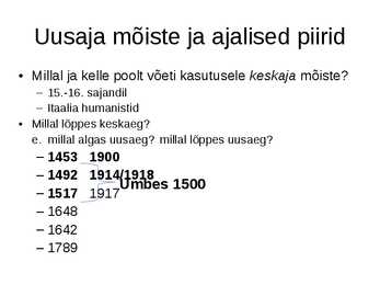 Uusaeg #2