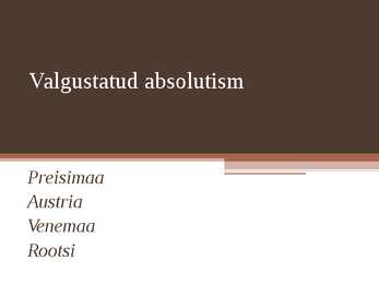 Valgustatud absolutosm