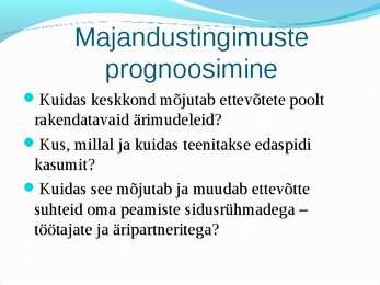 Majandusalused #7