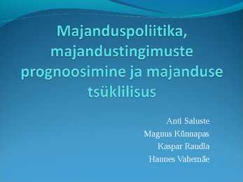 Majandusalused