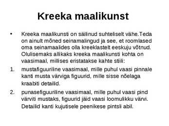 Kreeka kunst #10