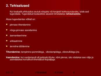 Vundamendid ja Alused #8