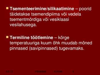 Vundamendid ja Alused #9