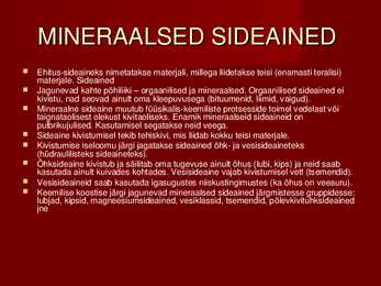 Mineraalsed sideained