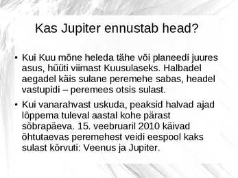 Jupiter ja tema kuud #13