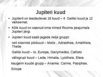Jupiter ja tema kuud #14