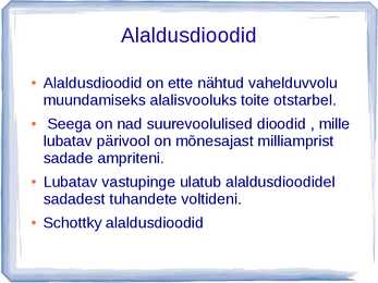 Dioodid #15