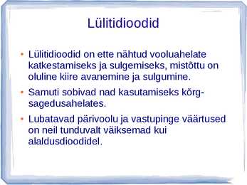 Dioodid #16
