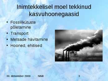 Globaalne soojenemine powerpoint #3