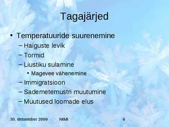 Globaalne soojenemine powerpoint #6