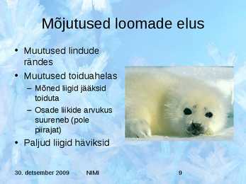 Globaalne soojenemine powerpoint #9