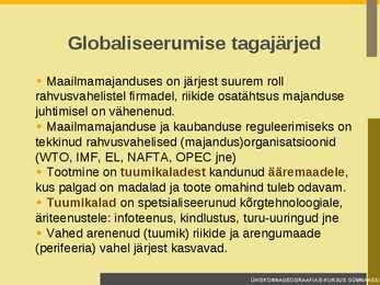 Globaliseerumine #15