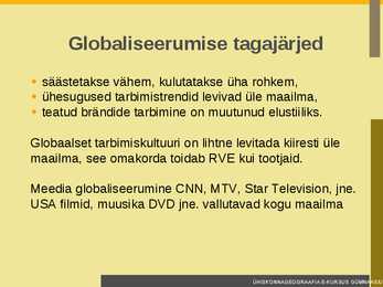 Globaliseerumine #16