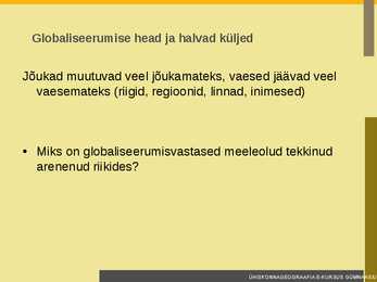 Globaliseerumine #17