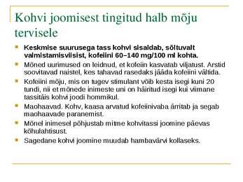 Kohv #14