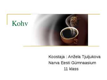 Kohv