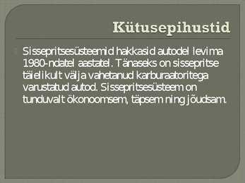 Keskpritse-Mootorielektroonika #3
