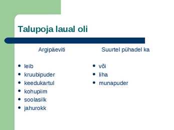 Eesti rahvustoidud #4