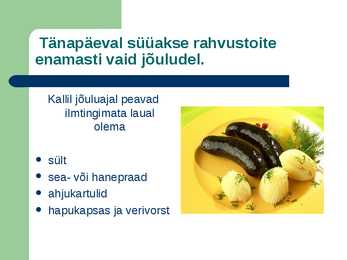 Eesti rahvustoidud #6
