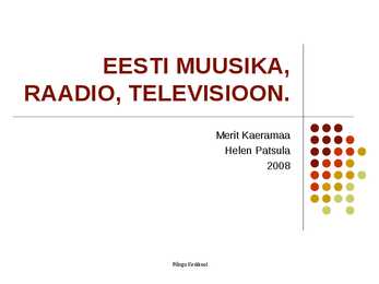 Eesti muusika-raadio-televisioon