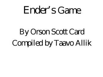 Ender s game-powerpoint presentation