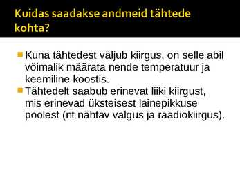 Tähed ja plaaneedid #3