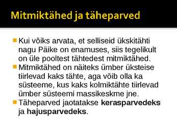Tähed ja plaaneedid #25