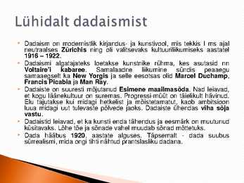 Dadaismi presekas #2