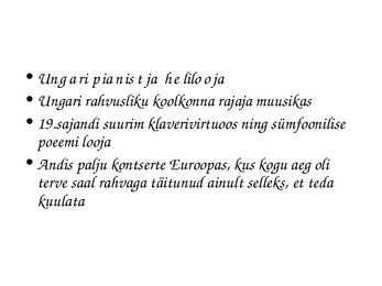 Ferenc Lizst #3
