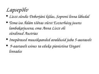 Ferenc Lizst #5