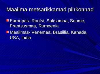 Metsamajandus #2