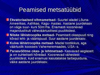 Metsamajandus #3