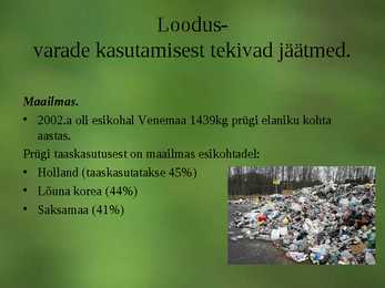 Loodusvarade ammendamine #9