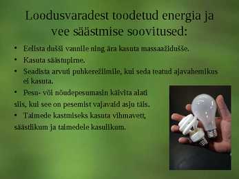 Loodusvarade ammendamine #10