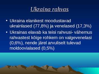 Venemaa ja ukraina #12