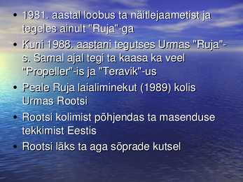 Urmas Alender #8