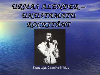 Urmas Alender