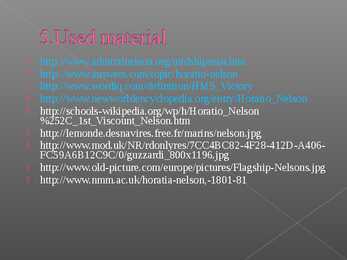 Horatio Nelson #11