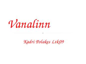 Tallinna Vanalinn